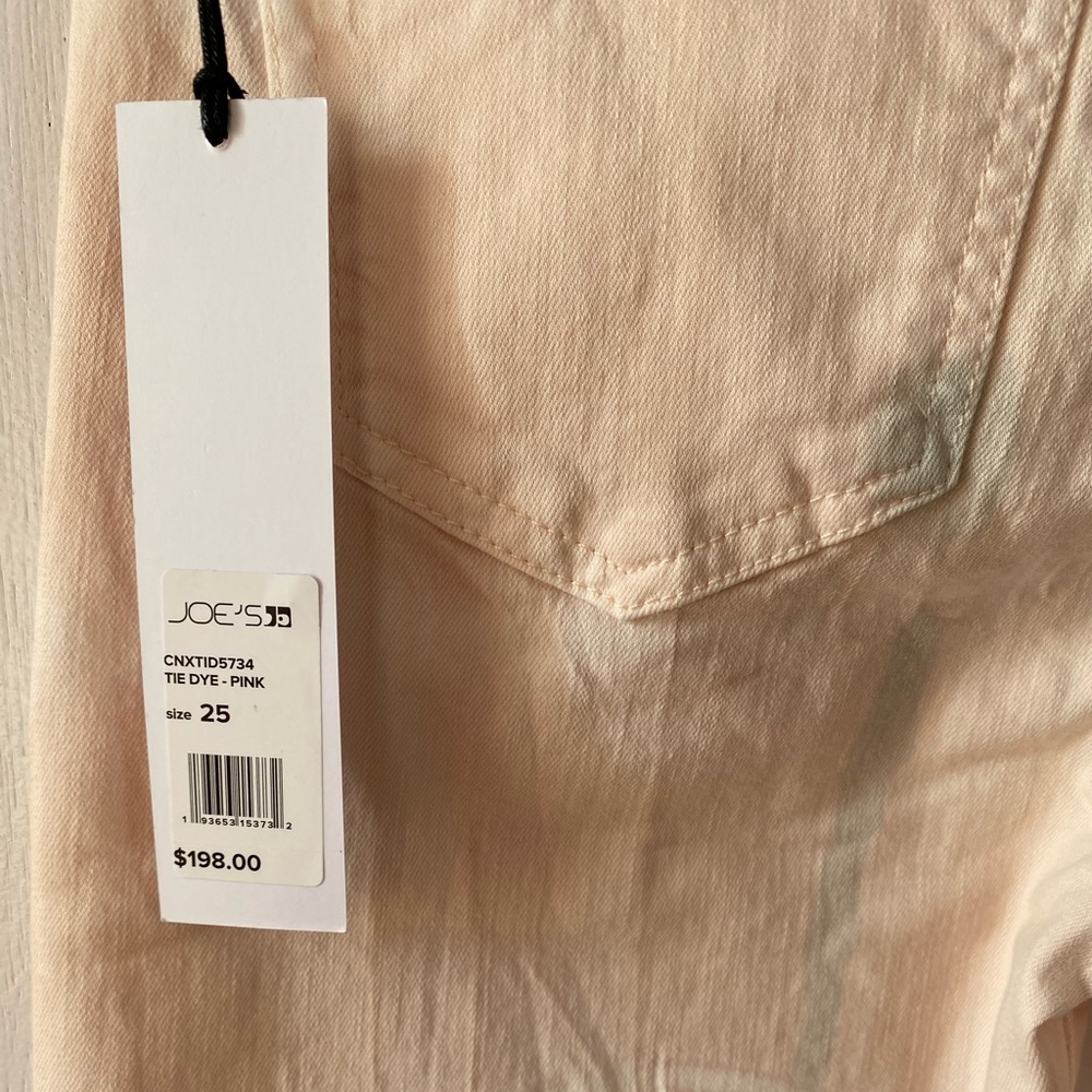 Joe’s original salmon with gray stripes color